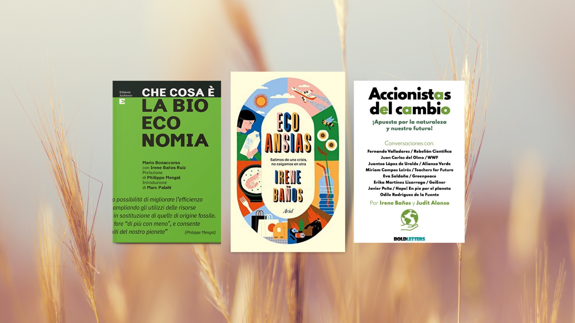 irene baños periodista divulgación medioambiental moderación eventos libros escritora